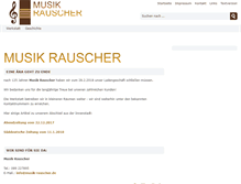 Tablet Screenshot of musik-rauscher.de